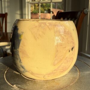 Crane and Mushroom Cup