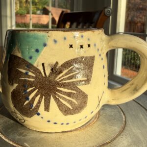 Butterfly and Crane Mug