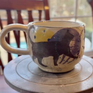 Cat and Bird Mug